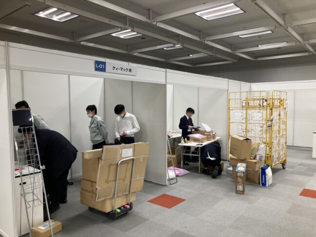 大阪勧業展2025撤収中1